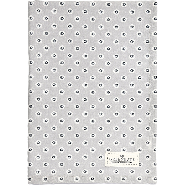 Greengate Geschirrtuch Malia grey